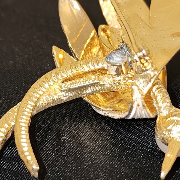 Vintage Corocraft Bird of Paradise Brooch - Picture 7 of 10